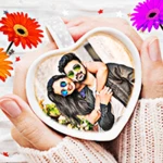 coffee cup photo frames editor android application logo